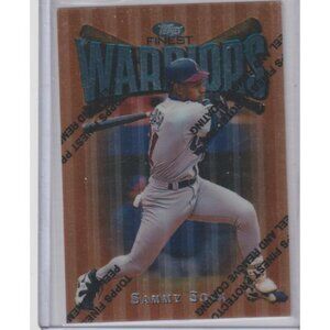RARE Sammy Sosa 1997 Topps Finest Warriors #20